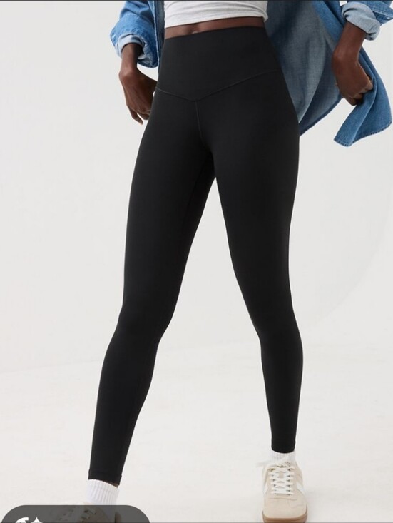 aerie Pants - aerie Black High-Waist Leggings